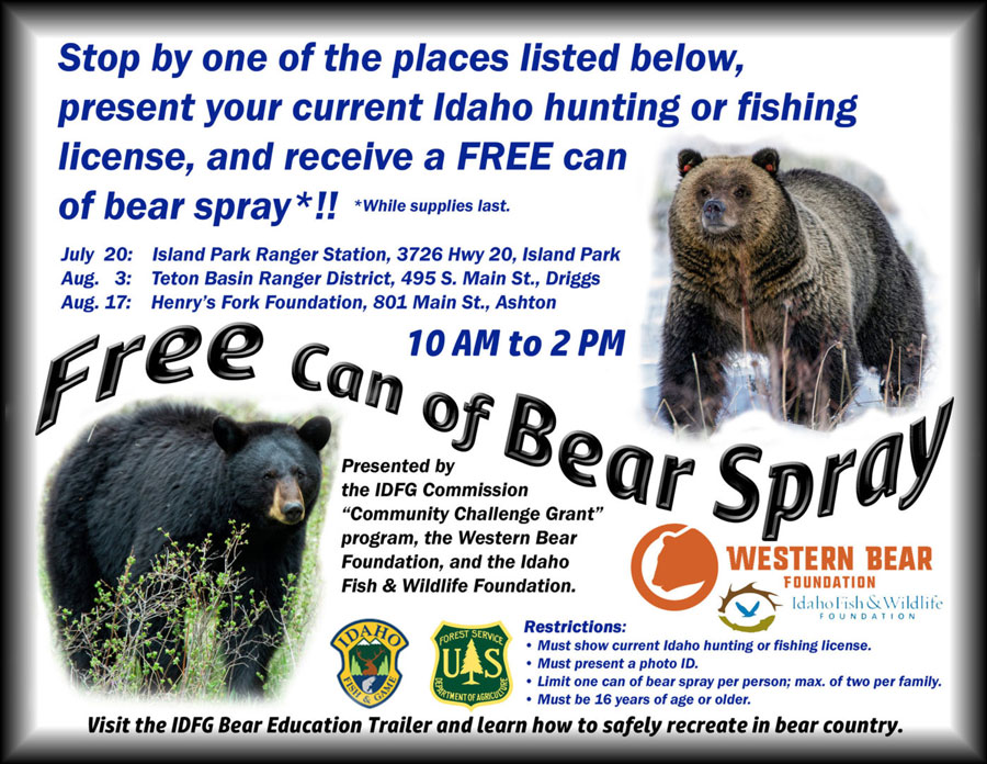 bear spray flyer