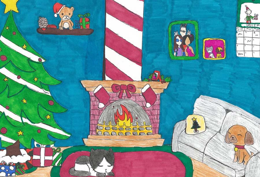 lily wayment christmas card