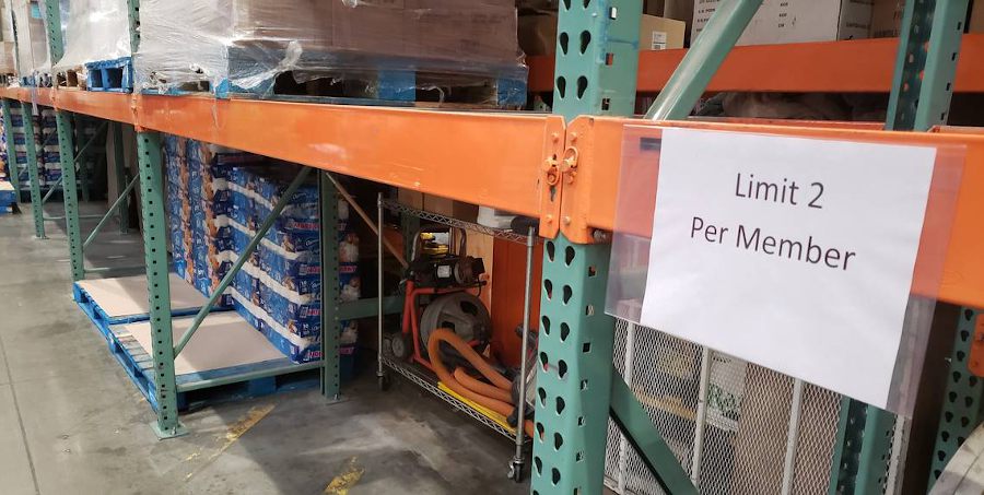 toilet paper empty shelves walmart