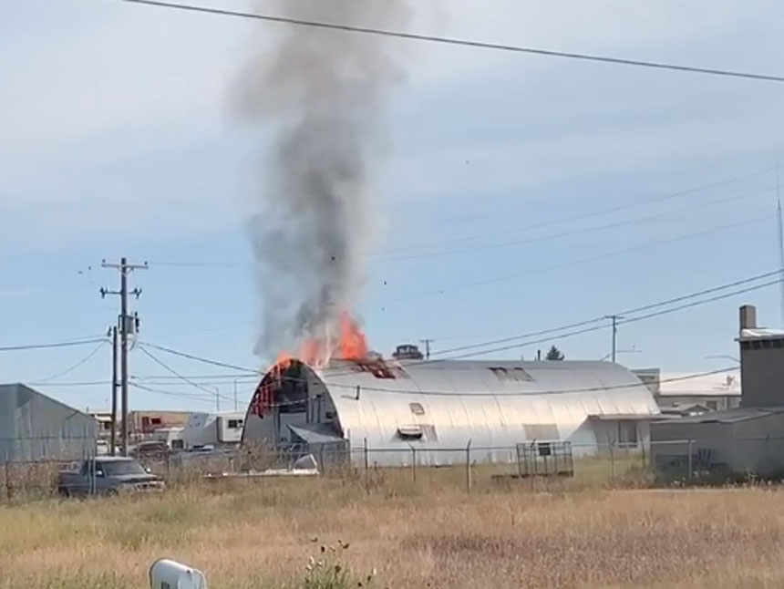 shed fire