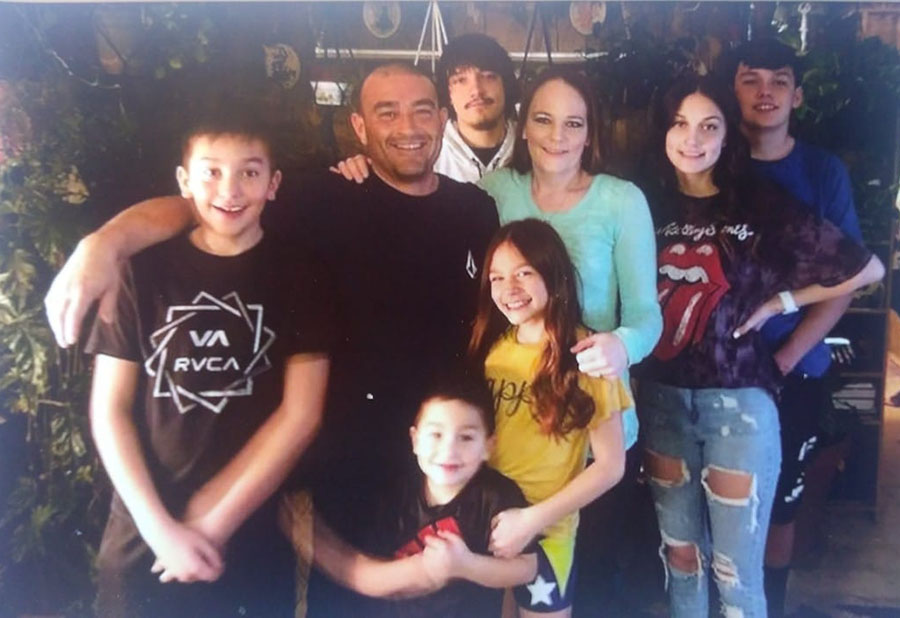 Kayden Roger and family