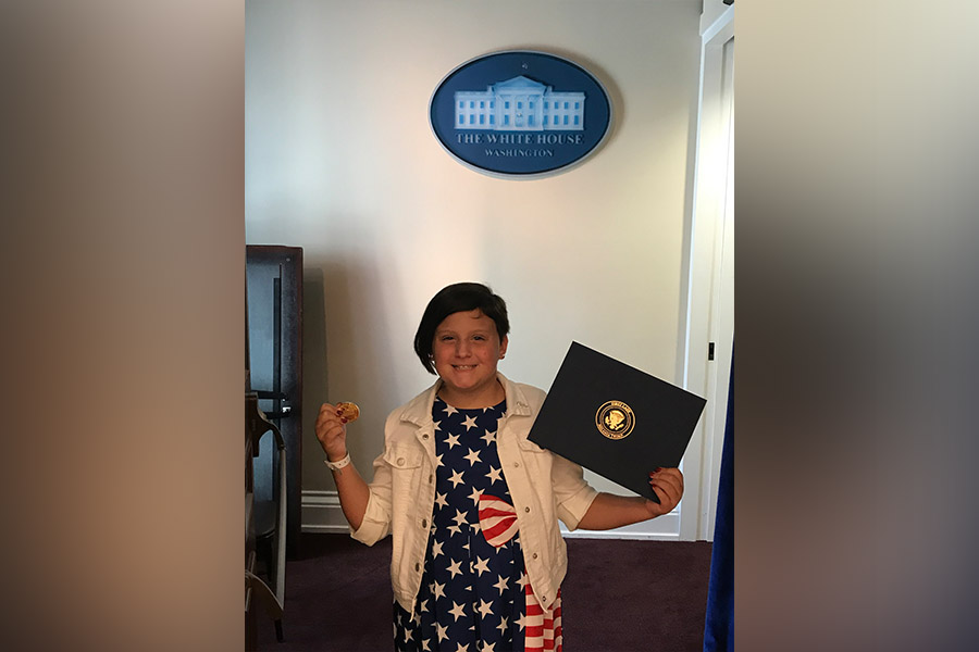 White House 11 year old IF