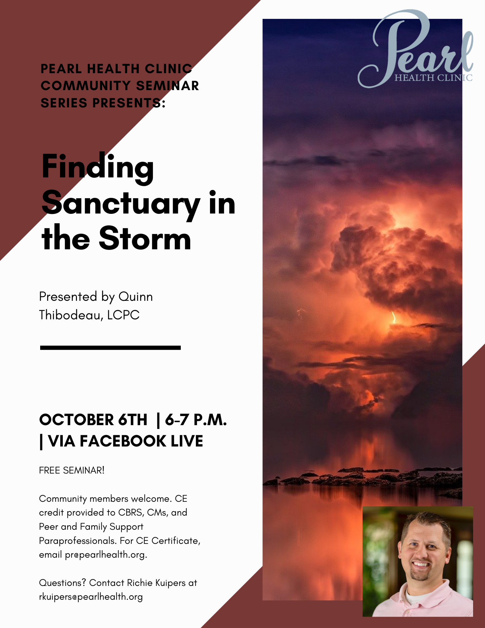 Finding Sanctuary in the Storm | An Online PHC Community Seminar - East  Idaho News