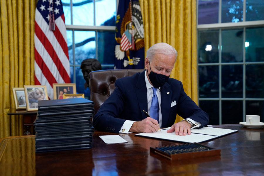 Biden Signs