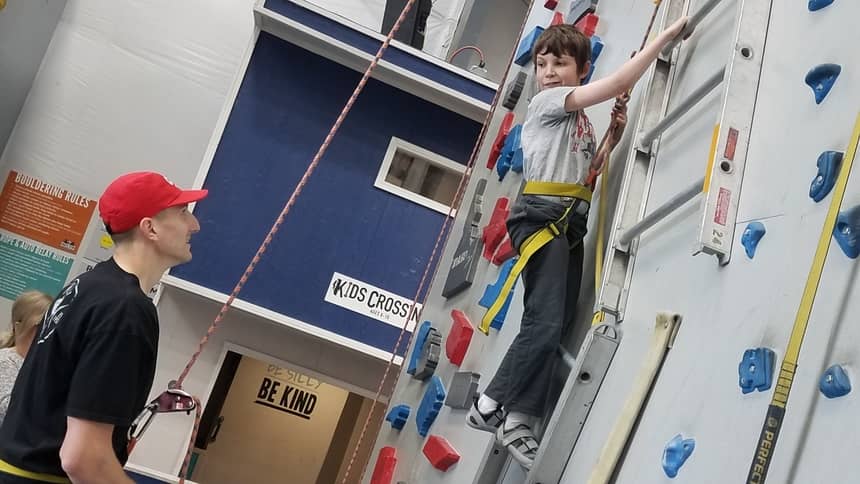 Climbing lesson resized