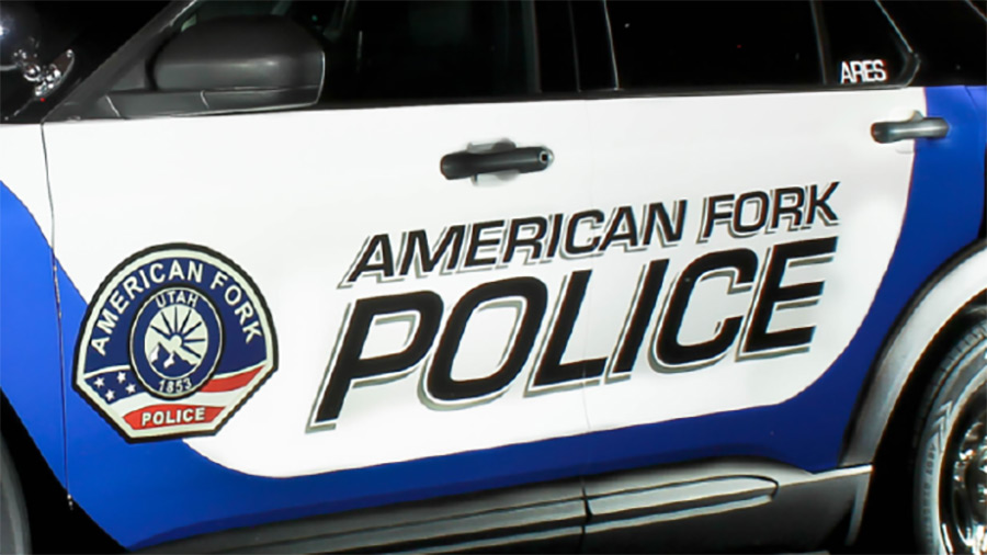 American Fork Police car