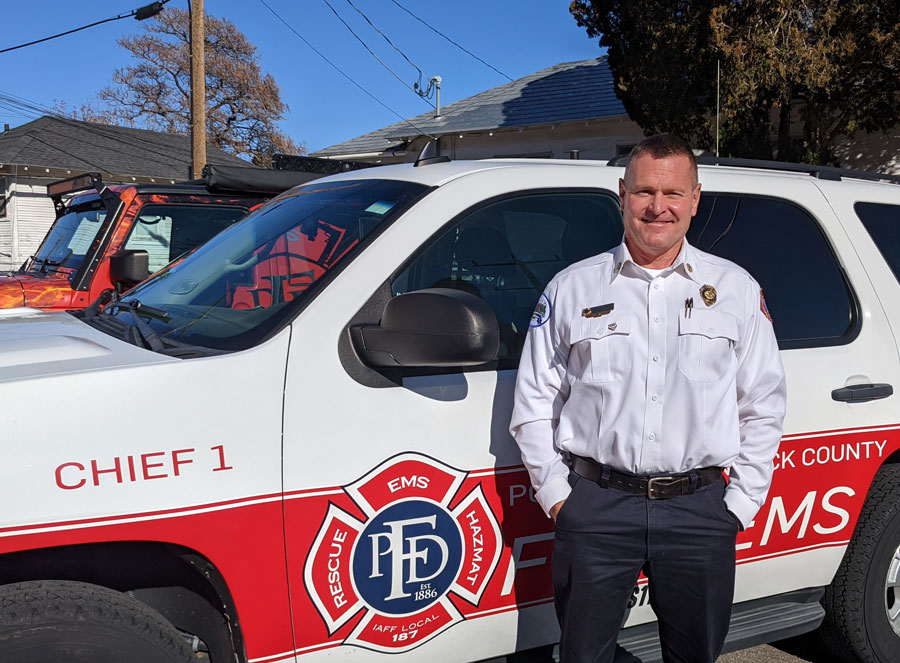 Pocatello Fire Chief David Gates