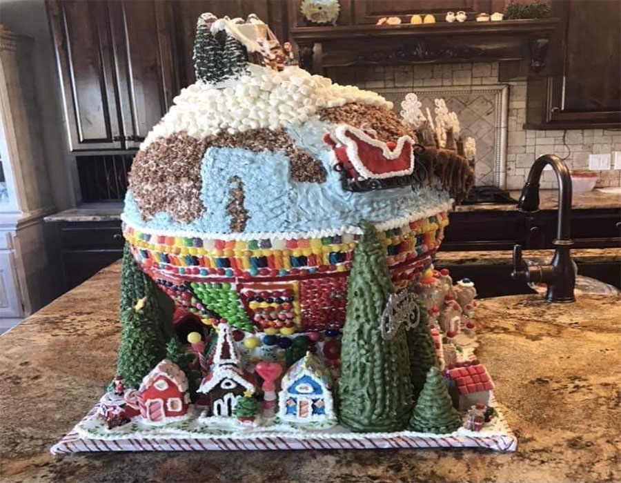 Geri Hansen made this gingerbread house two years ago. The idea came from the Macy%E2%80%99s Holiday Candy Windows in Salt Lake City