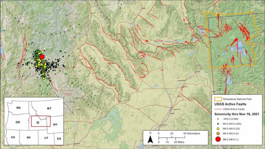 Stanley and Yellowstone Map YNP 1