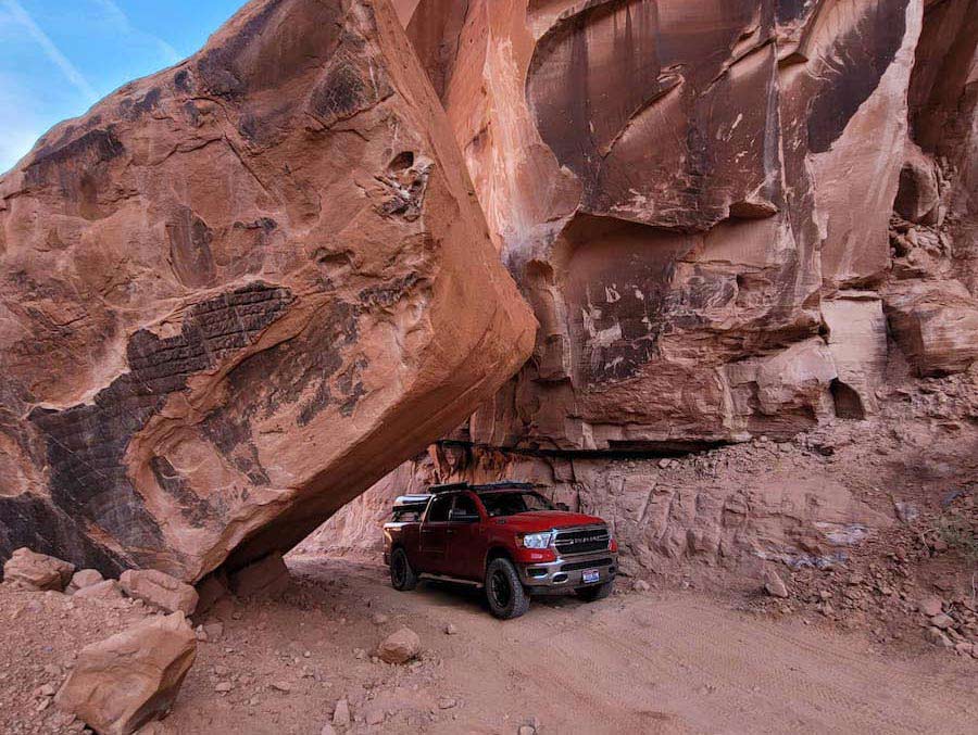 rooftop tent in moab