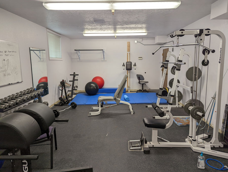 Chubbuck PD's current workout room