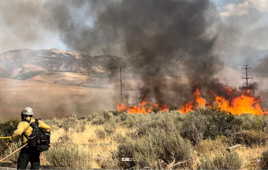 Heath Springs Fire, Courtesy BLM FB