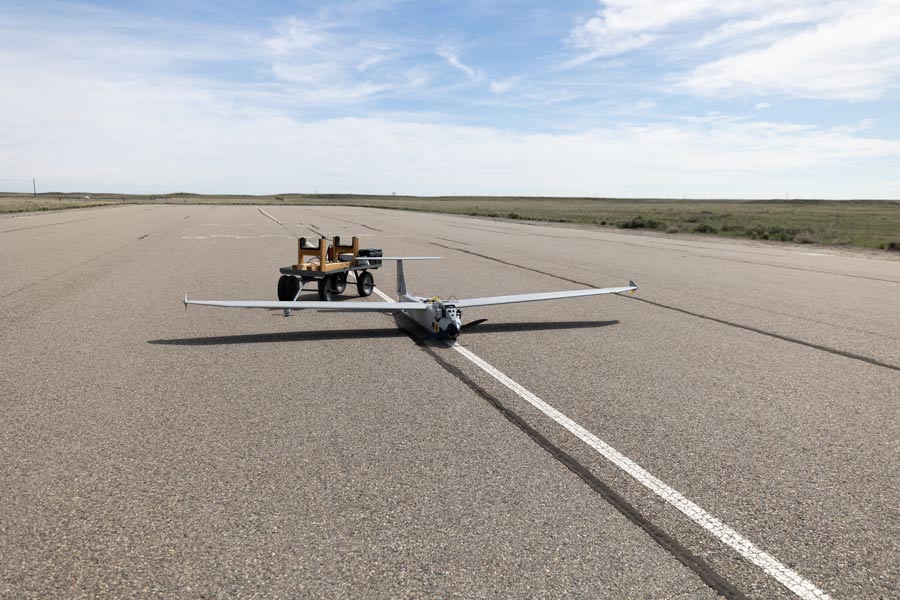 drone taking off