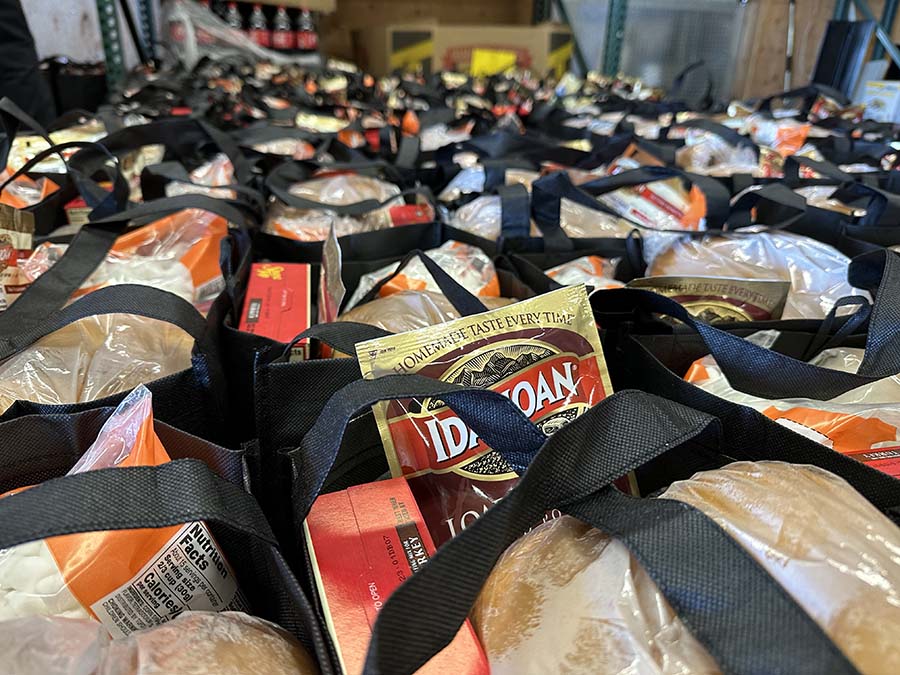 bags of food
