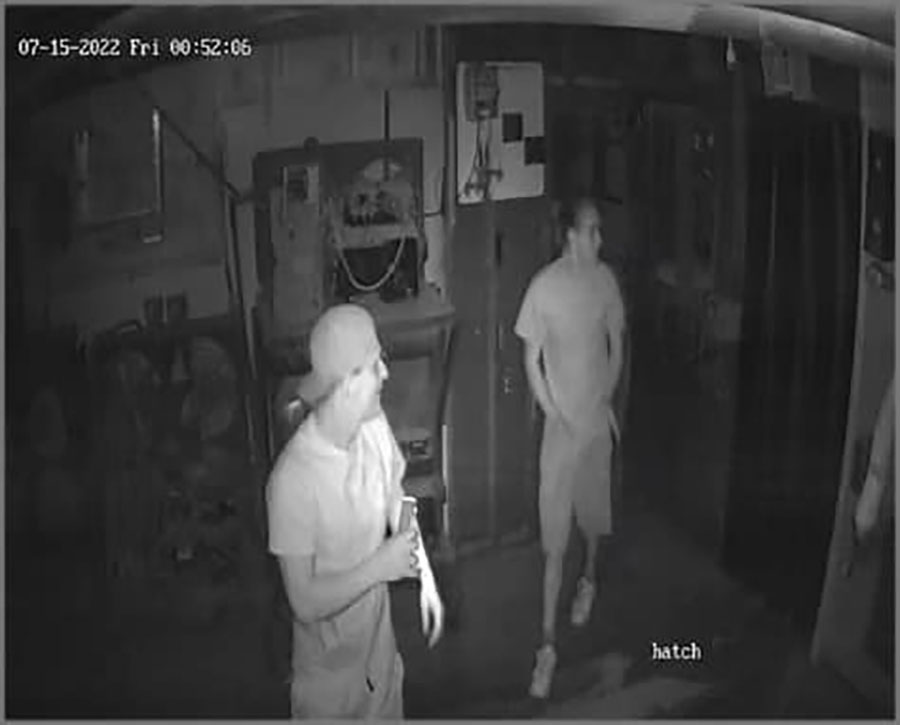 suspects in security video