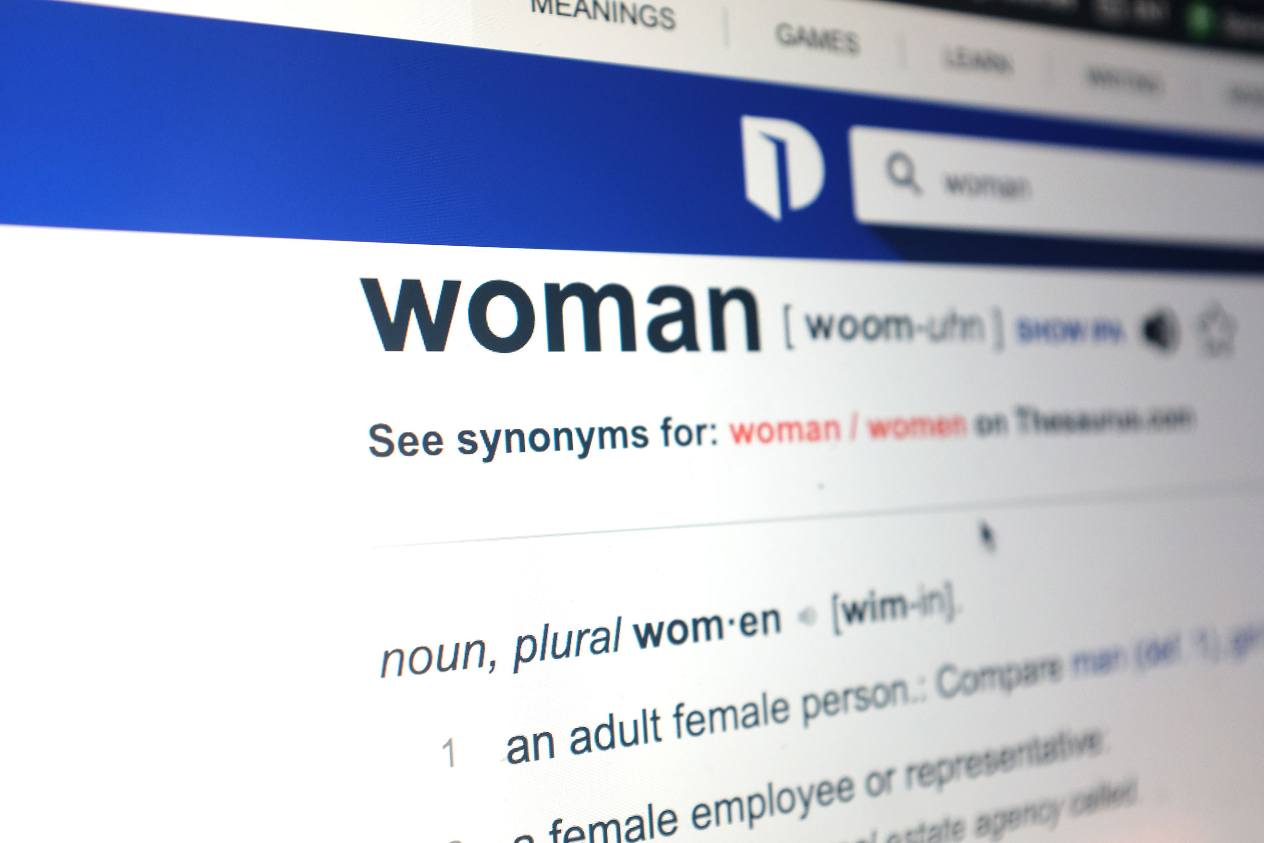 word of the year is 'woman' East Idaho News