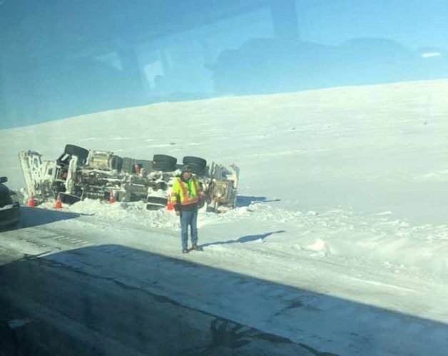 Snowplow crash between Idaho Falls and Arco snarls traffic on U.S