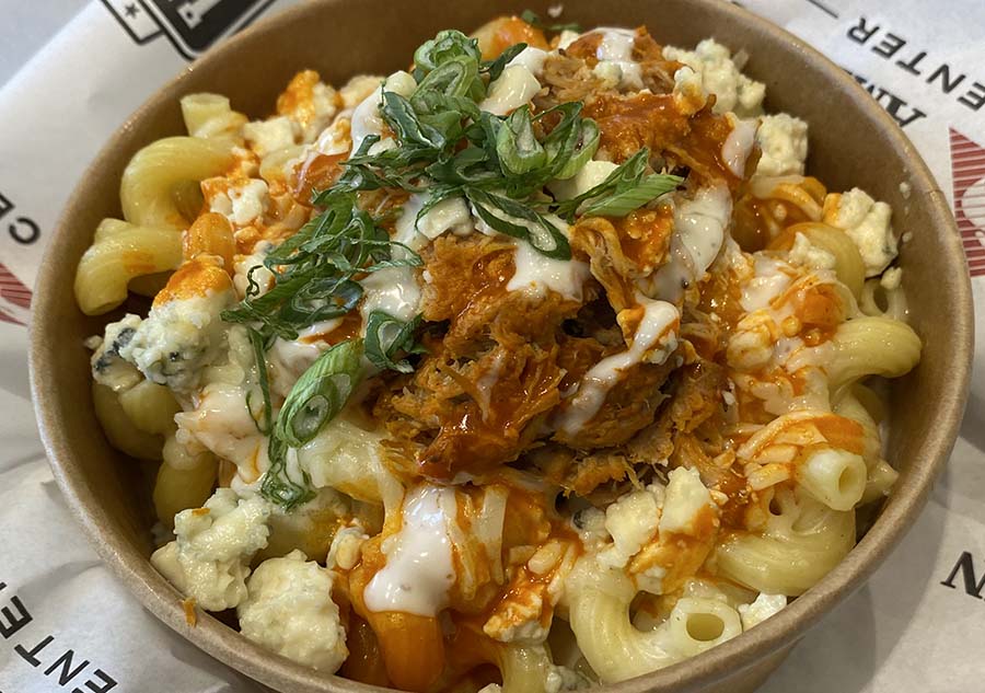 East Idaho Eats: Find buffalo chicken mac and cheese, poutine, Detroit style pizza and more at the Mountain America Center