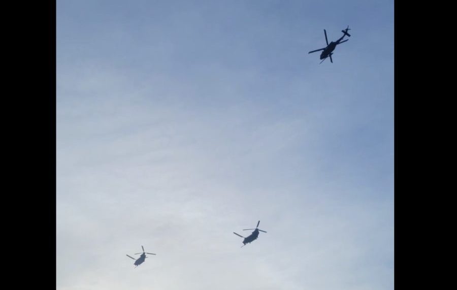 What’s with the low-hovering aircraft over Idaho Falls?