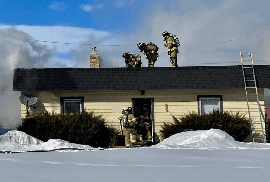 Home damaged after fire breaks out in attic - East Idaho News