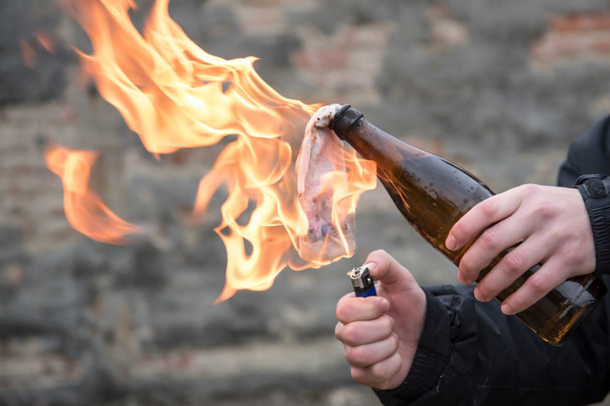 molotov cocktail