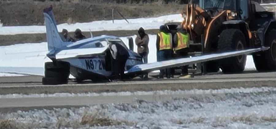 Pilot safe after landing malfunction at Idaho Falls airport