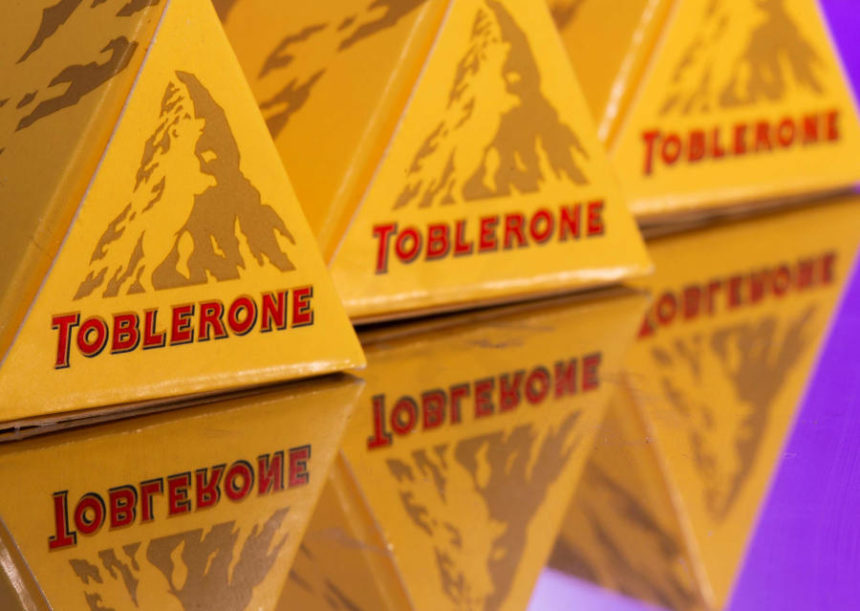 Mondelez International's Toblerone Swiss milk chocolates are seen in this illustration picture