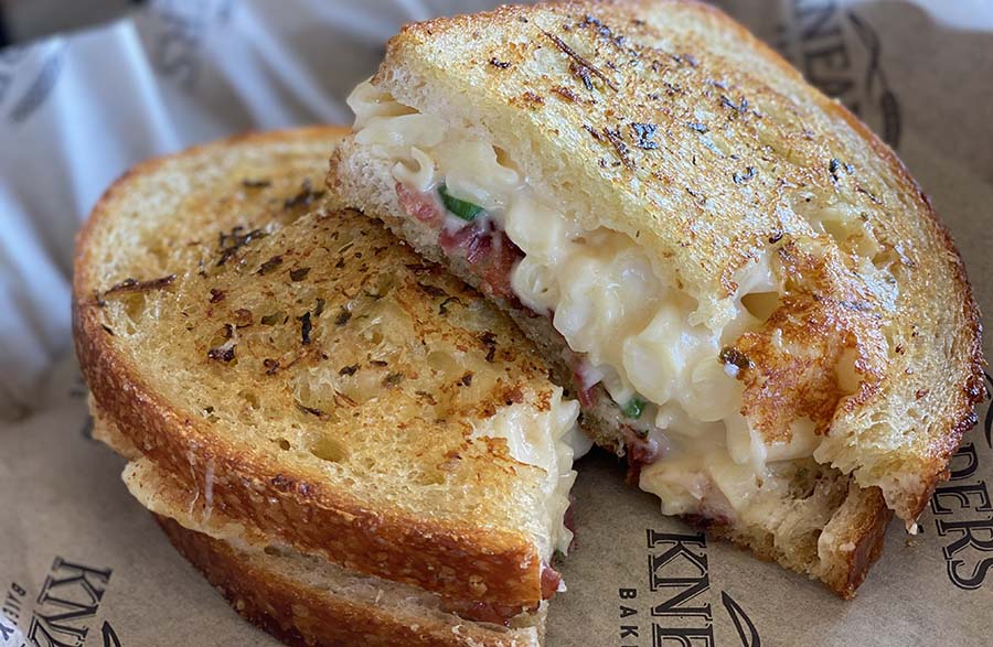 Kneaders serves up hearty sandwiches, yummy pastries, bread, rolls and a creamy new mac and cheese