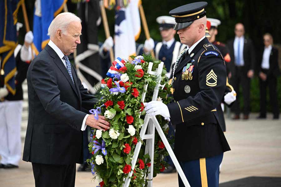 Biden on Memorial Day lauds generations of fallen US troops who ‘dared all and gave all’