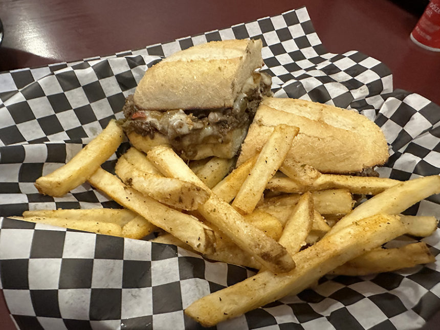 Off The Rails Cafe offers wings and burgers along with family