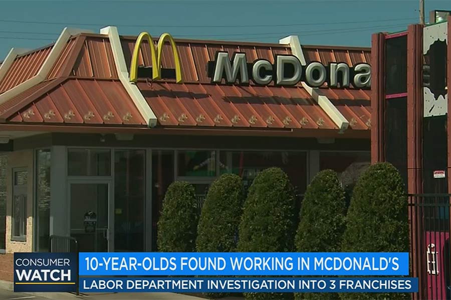 Feds fine McDonald’s franchisees with workers as young as 10