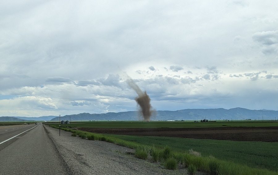 Unsettled weather causes ‘very brief’ tornado in eastern Idaho