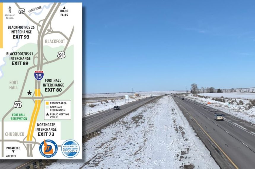 I15 Improvements Map