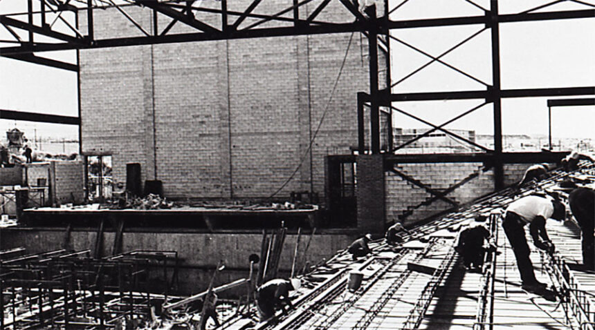 Physical education complex under construction at Ricks College
