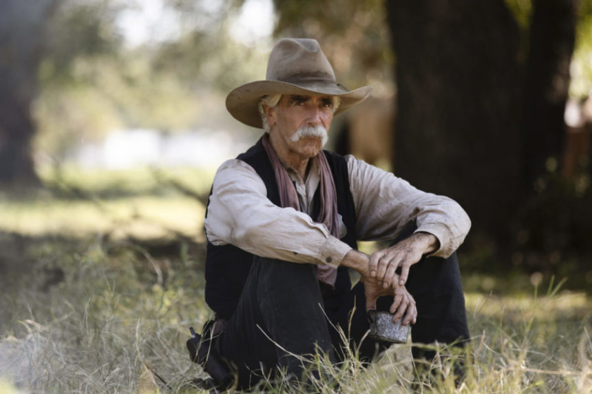 This image released by Paramount+ shows Sam Elliott in a scene from "1883." (Emerson Miller/Paramount+ via AP)