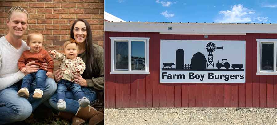 Terreton family celebrating one year of business at Farm Boy Burgers
