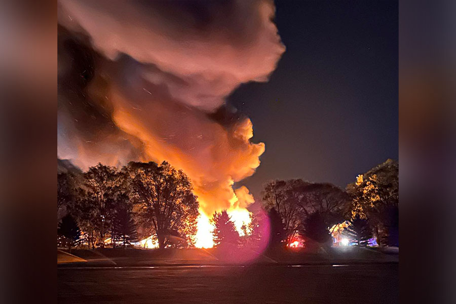 UPDATE: Fire destroys shop in Rigby Saturday night