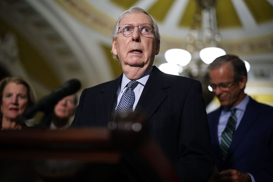 WATCH: McConnell says he’s ‘fine’ after freezing during news conference