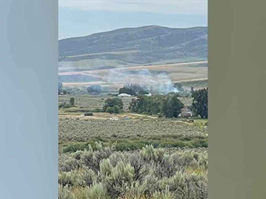 fort hall brush fire