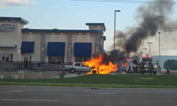 Vehicle and field catch fire in Ammon - East Idaho News