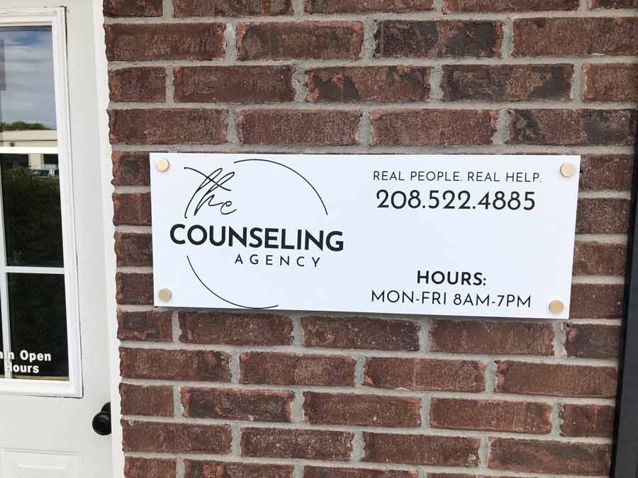 counseling agency sign