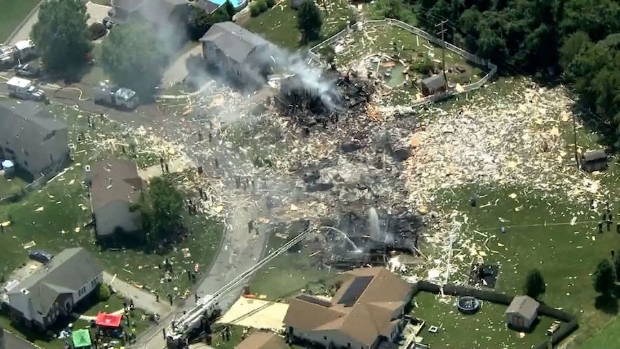 House explosion outside Pittsburgh leaves 4 dead, 3 injured and 1 missing, officials say