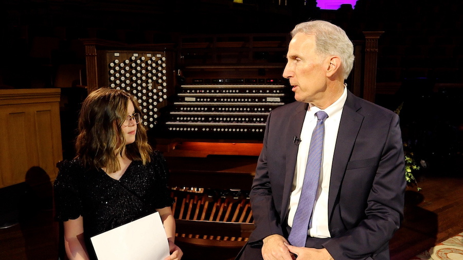 Tabernacle organist Richard Elliott answers 7 Questions with Emmy