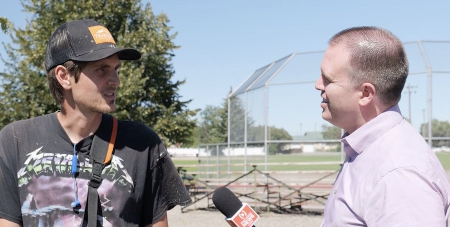 We honor a man for Feel Good Friday who helped a toddler found walking alone on a busy road