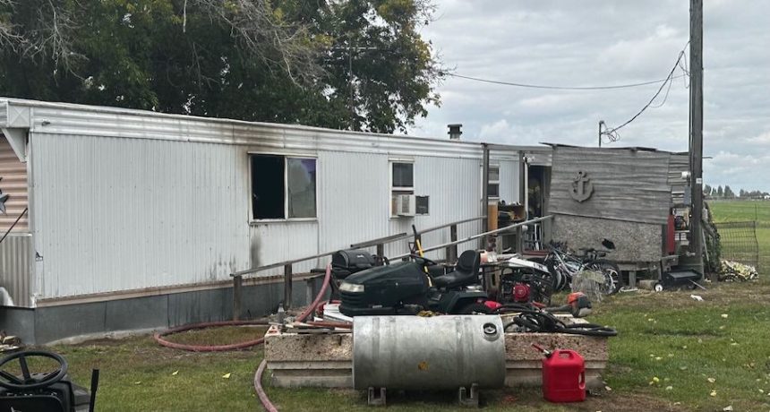 trailer fire Idaho Falls