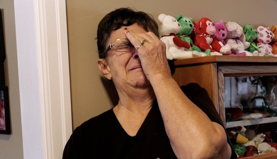 Woman who lost husband after all their children died sobs when surprised with gifts from a Secret Santa