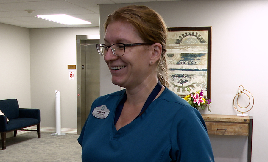 Young mother from Ukraine living in eastern Idaho receives surprise gift from a Secret Santa while she’s at work