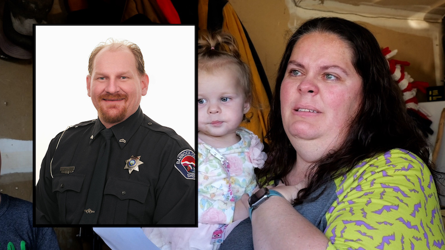 A touching Secret Santa surprise for a young widow whose husband’s death saved two others