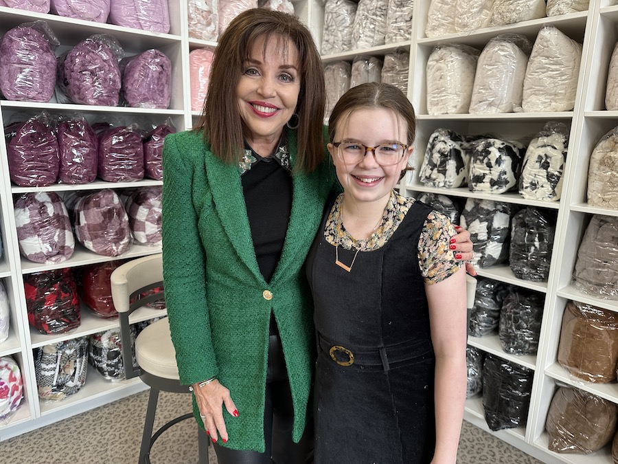 Sandi Sumner Hendry, the founder of Minky Couture blankets, answers 7 Questions with Emmy