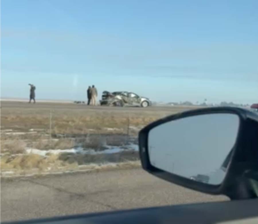 Law enforcement responds to multi-vehicle crash on Interstate 86, drivers asked to use caution